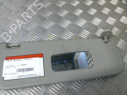 Used Right sun visor Right sun visor CHEVROLET AVEO / KALOS Hatchback (T250, T255) [2006-2026] 20028530 20028530