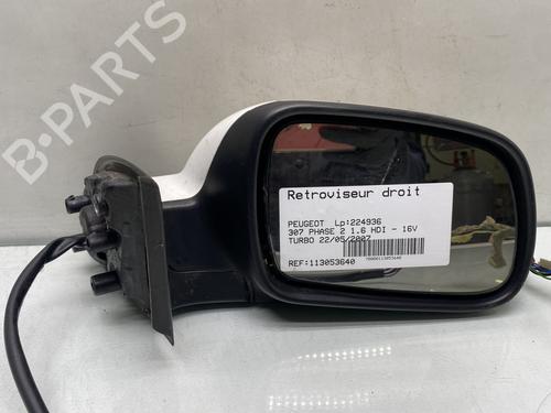 Used Right mirror PEUGEOT 307 (3A/C) 1.6 HDi (90 hp) 31212546