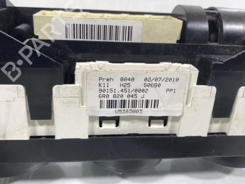 Climate control VW POLO V (6R1, 6C1) 1.4 (6R1) | BP20022544I5 