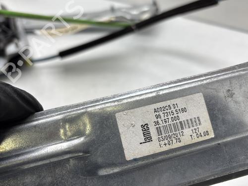 Front right window mechanism PEUGEOT 208 I (CA_, CC_) 1.6 HDi | BP30719926C23 