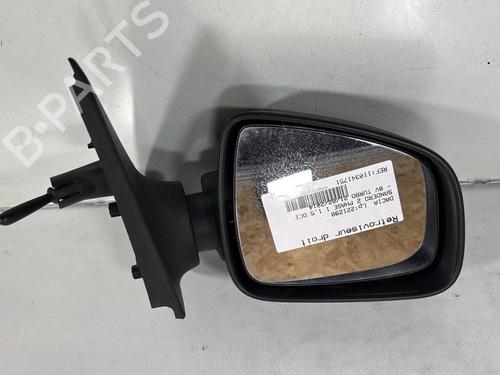 Right mirror DACIA SANDERO II 1.5 dCi 75 / Blue dCi 75 (B8JW, B8M4, B8AH, B8M7, B8M6) | BP28581449C27