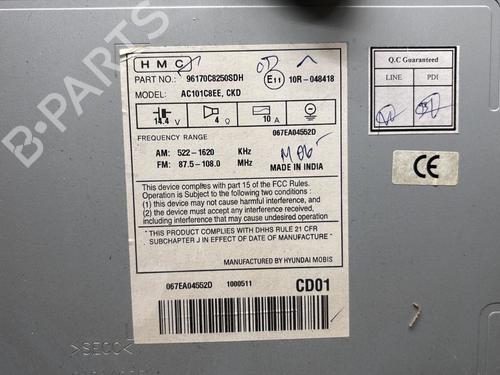 Radio HYUNDAI i20 II (GB, IB) 1.4 CRDi | BP29286922E6 