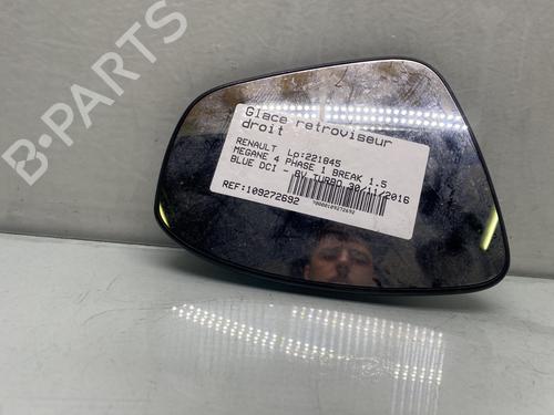 Used Right mirror glass RENAULT MEGANE IV Grandtour (K9A/M/N_) 1.5 dCi 110 (110 hp) 30791066