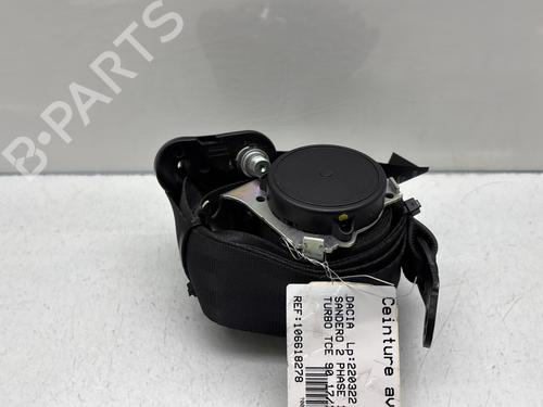 Venstre foran beltestrammer DACIA SANDERO II TCe 90 (B8M1, B8MA, B8AC) (90 hp) 28280264