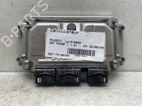 Engine control unit (ECU) PEUGEOT 307 (3A/C) 1.6 16V | BP21196812M57 