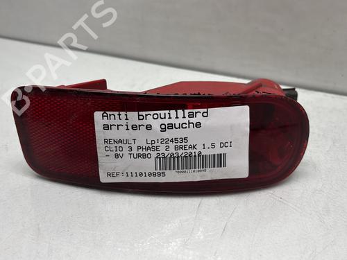 Used Rear fog light RENAULT CLIO III Grandtour (KR0/1_) 1.5 dCi (KR0G) (68 hp) 29465612