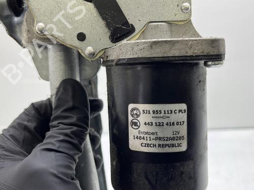 Front wiper motor SKODA FABIA II (542) 1.2 TSI | BP24197586M29 