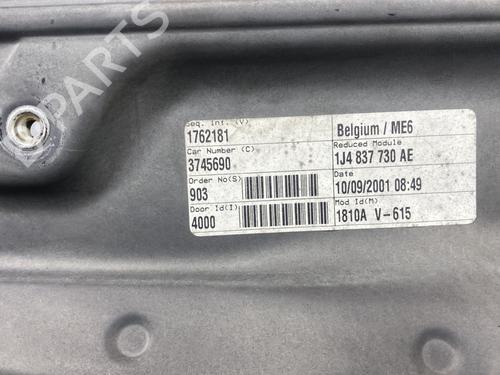 Front right window mechanism VW GOLF IV (1J1) 1.9 TDI | BP28281563C23 