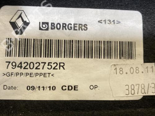 Rear parcel shelf RENAULT SCÉNIC III (JZ0/1_) 1.5 dCi | BP28315290C85 
