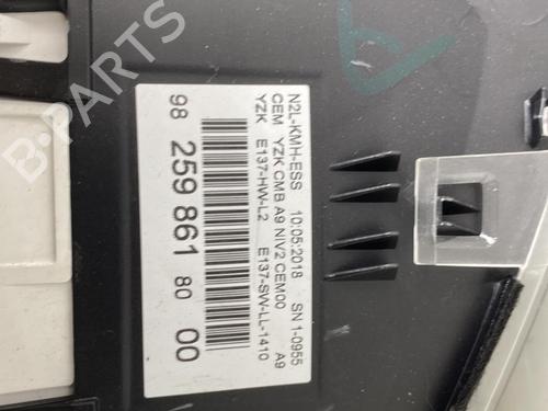 Used Instrument cluster PEUGEOT 208 I (CA_, CC_) 1.2 VTi 68 / PureTech 68 (68 hp) 19965649