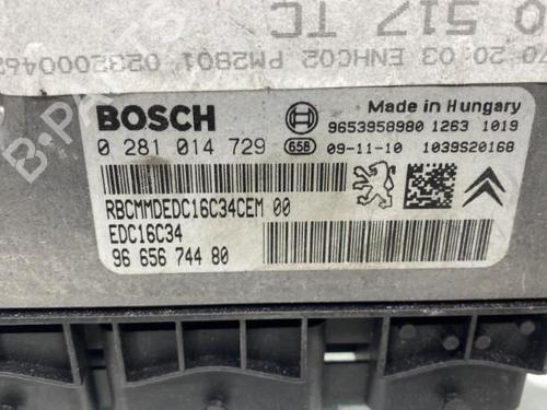 Used Engine control unit (ECU) PEUGEOT 5008 (0U_, 0E_) 1.6 HDi (110 hp) 21192825