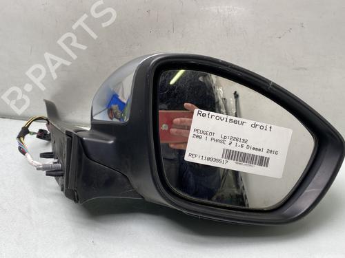Used Right mirror PEUGEOT 208 I (CA_, CC_) 1.6 HDi / BlueHDi 75 (75 hp) 31804731
