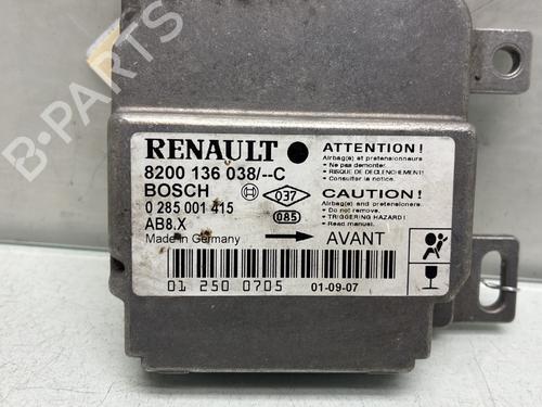 Used ECU airbags ECU airbags RENAULT CLIO II (BB_, CB_) 1.4 16V (B/CB0P, BB13) (98 hp) 33659276 33659276