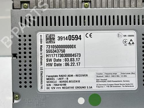 Radio OPEL CORSA E (X15) 1.4 (08, 68) | BP26212132E6 - Image 5