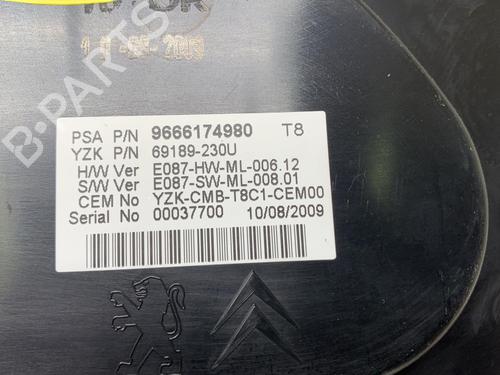 Used Instrument cluster PEUGEOT 3008 I MPV (0U_) 1.6 HDi (109 hp) 20023630