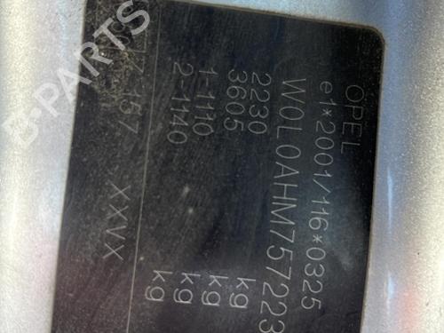Front right quarter glass OPEL ZAFIRA / ZAFIRA FAMILY B (A05) 1.9 CDTI (M75) | BP19971026C112 