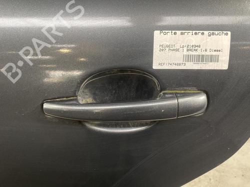 Left rear door PEUGEOT 207 SW (WK_) 1.6 HDi | BP19963687C4 