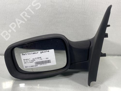 Used Left mirror RENAULT CLIO III (BR0/1, CR0/1) 1.2 16V (BR02, BR0J, BR11, CR02, CR0J, CR11) (75 hp) 29141863