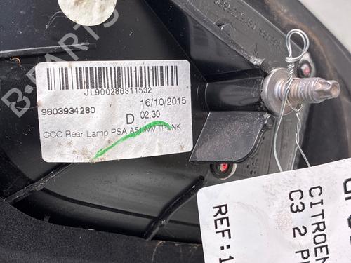 Right tailgate light CITROËN C3 II (SC_) 1.6 BlueHDi 100 | BP37279537C80 - Image 2