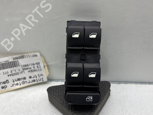 Used Left front window switch CITROËN C3 III (SX) 1.2 PureTech 82 (83 hp) 29707331