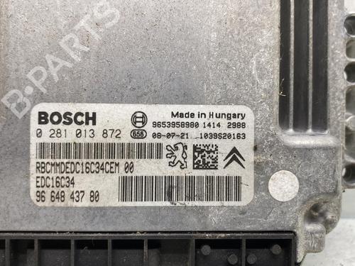 Used Engine control unit (ECU) PEUGEOT 308 SW I (4E_, 4H_) 1.6 HDi (109 hp) 21196843