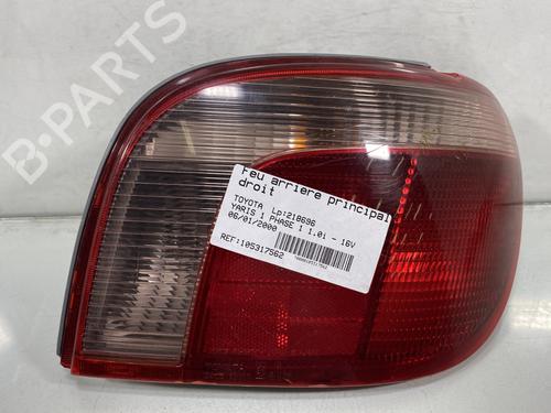 Højre baglygte TOYOTA YARIS (_P1_) 1.0 (SCP10_, SCP10R) (68 hp) 27355903