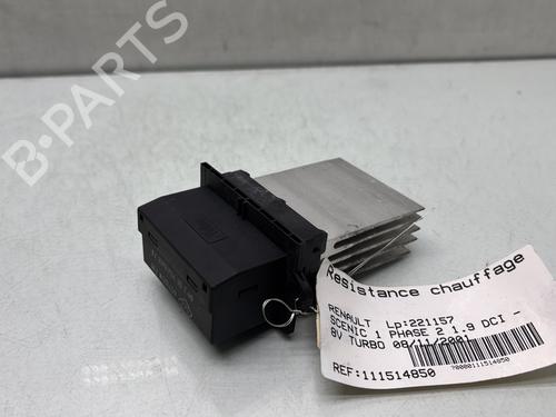 Used Heater resistor RENAULT SCÉNIC I MPV (JA0/1_, FA0_) 1.9 dCi (JA05, JA1F) (102 hp) 28581700