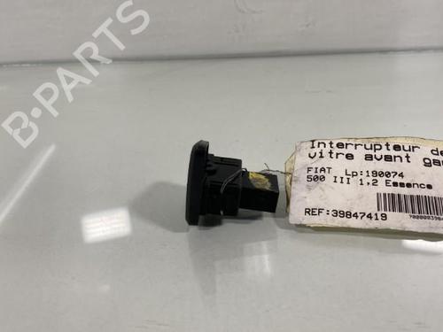 Used Left front window switch Left front window switch FIAT 500 (312_) 1.2 (312AXA1A) (69 hp) 20031296 20031296