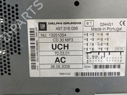 Used Radio Radio 20034907 20034907