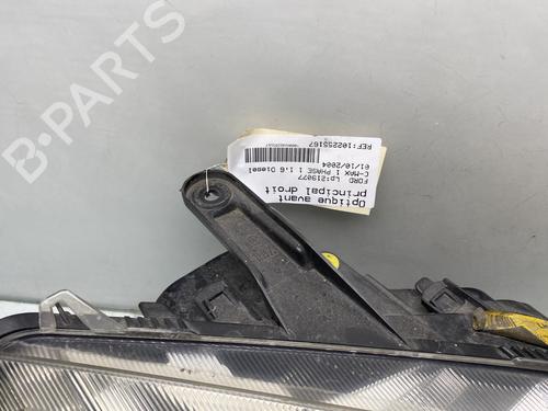 Right headlight FORD FOCUS C-MAX (DM2) 1.6 TDCi | BP31175909C29