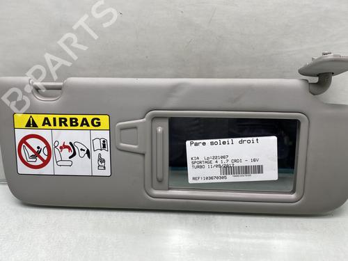 Used Right sun visor KIA SPORTAGE IV (QL, QLE) 1.7 CRDi (116 hp) 29315368