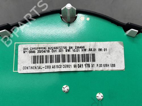 Instrument cluster CITROËN C3 II (SC_) 1.2 VTi 82 | BP33648467C47  - Image 6