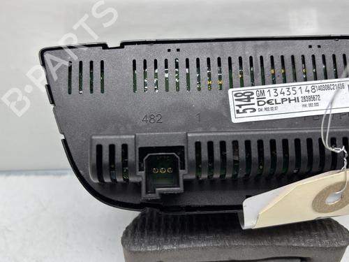 Climate control OPEL MERIVA B MPV (S10) 1.7 CDTI (75) | BP28704555I5