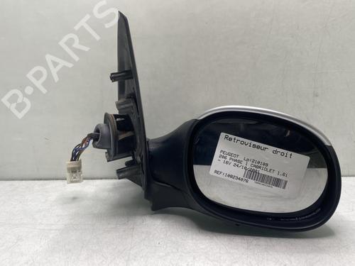 Used Right mirror PEUGEOT 206 CC (2D) 1.6 16V (2DNFUF, 2DNFUR) (109 hp) 31212034