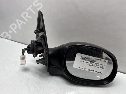 Used Right mirror PEUGEOT 206 CC (2D) 1.6 16V (2DNFUF, 2DNFUR) (109 hp) 29507908