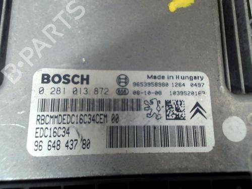 Used Engine control unit (ECU) PEUGEOT 308 I (4A_, 4C_) 1.6 HDi (90 hp) 19976556