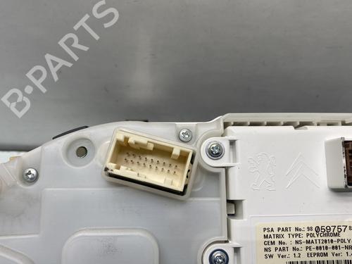 Instrument cluster PEUGEOT 208 I (CA_, CC_) 1.6 HDi | BP29706863C47