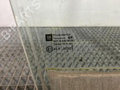 Front right door window OPEL ZAFIRA A MPV (T98) 2.0 DTI 16V (F75) | BP19954179C19 