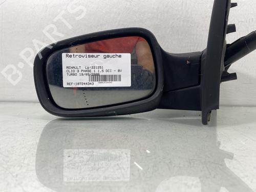 Ryggespeil venstre RENAULT CLIO III (BR0/1, CR0/1) 1.5 dCi (BR17, CR17) (86 hp) 29507327