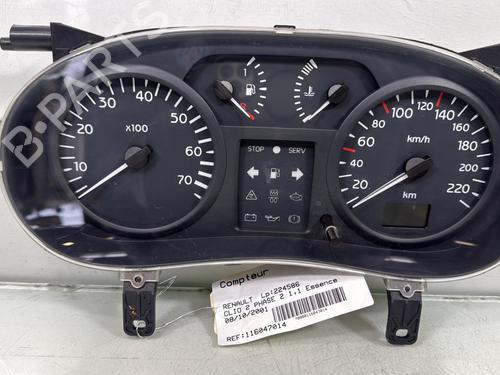 Used Instrument cluster Instrument cluster RENAULT CLIO II (BB_, CB_) 1.2 16V (BB05, BB0W, BB11, BB27, BB2T, BB2U, BB2V, CB05,... (75 hp) 32353600 32353600