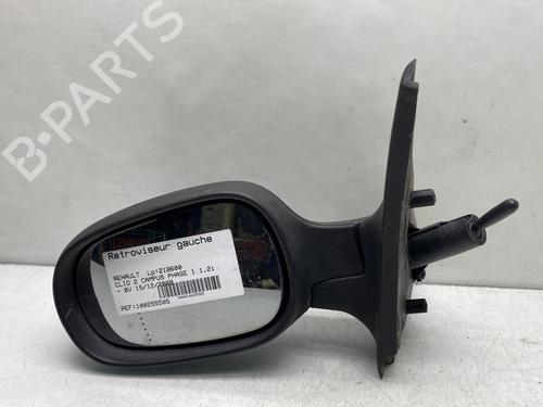 Used Left mirror RENAULT CLIO II (BB_, CB_) 1.2 (BB0A, BB0F, BB10, BB1K, BB28, BB2D, BB2H, CB0A,... (58 hp) 25445996