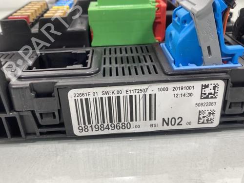 Used Fuse box Fuse box PEUGEOT 208 I (CA_, CC_) [2012-2021] 19989330 19989330