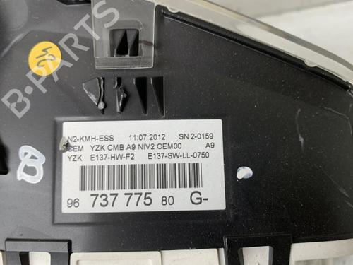 Instrument cluster PEUGEOT 208 I (CA_, CC_) 1.2 VTI 82 | BP24153051C47