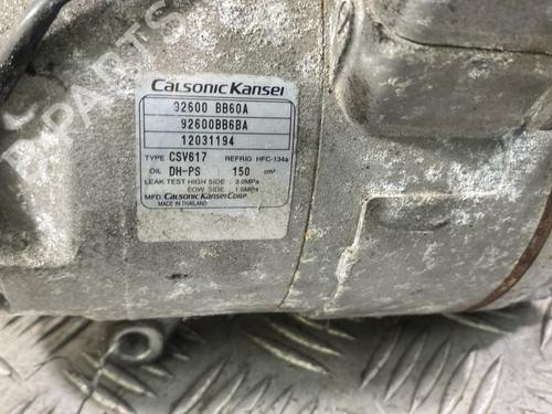 Used AC compressor NISSAN QASHQAI / QASHQAI +2 I (J10, NJ10, JJ10E) 1.6 dCi (130 hp) 25220428