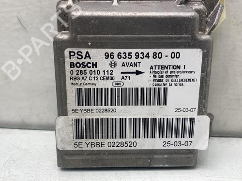 Kollisjonspute styreenhet PEUGEOT 207 (WA_, WC_) 1.6 HDi (90 hp) 28279260