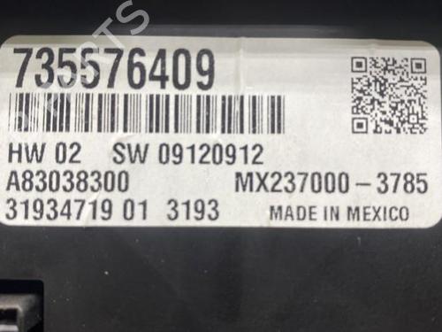 Climate control FIAT 500 (312_) 1.2 (312AXA1A) | BP19952413I5 