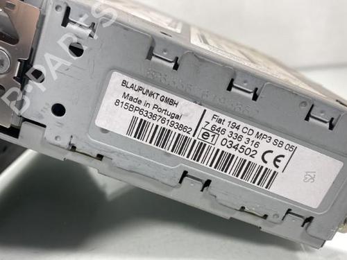Radio FIAT CROMA (194_) 1.9 D Multijet (194AXB1B) | BP20021940E6 