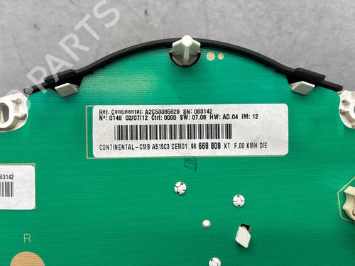 Instrument cluster CITROËN DS3 (SA_) 1.6 HDi 110 | BP32099696C47 - Image 2