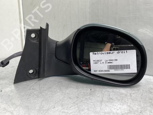 Right mirror PEUGEOT 1007 (KM_) 1.4 HDi | BP19996567C27 