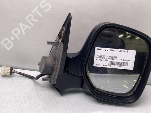 Used Right mirror PEUGEOT PARTNER Box Body/MPV (5_, G_) 1.9 D (69 hp) 31212648